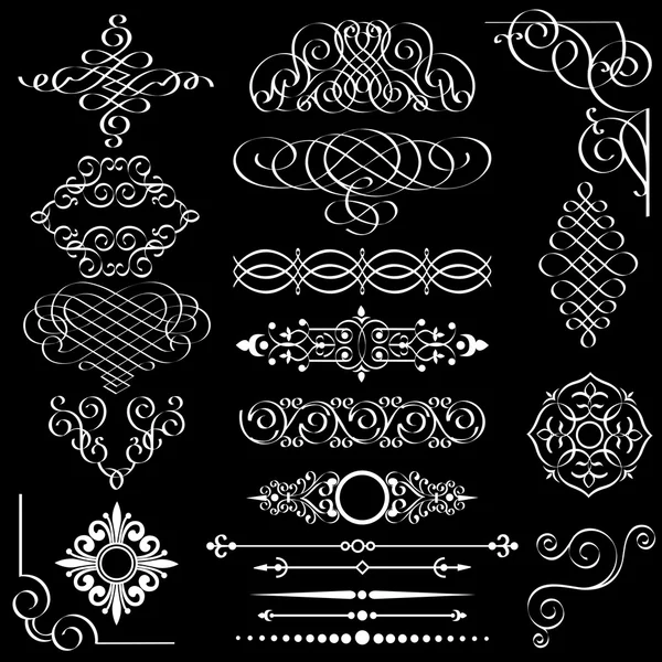 Set of design elements — Stock Vector