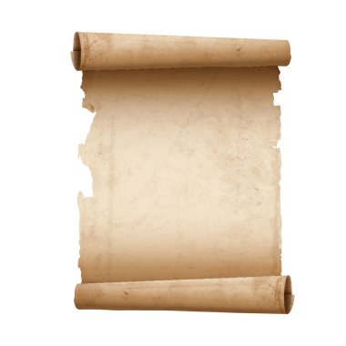 Ancient scroll paper