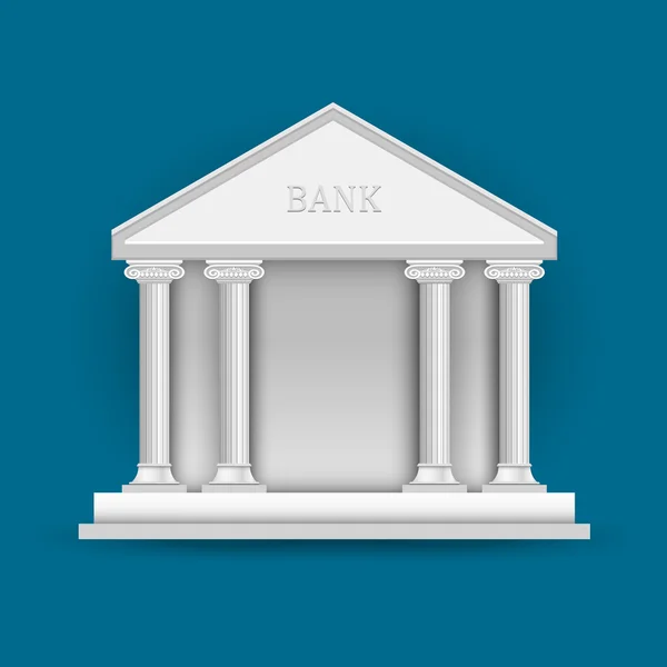 Ilustrace banky — Stockový vektor