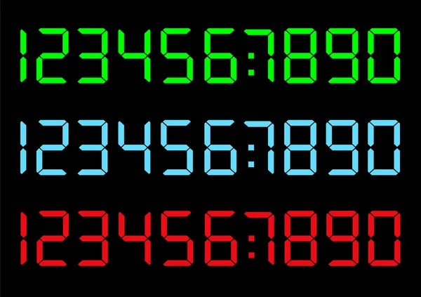 Números digitais —  Vetores de Stock