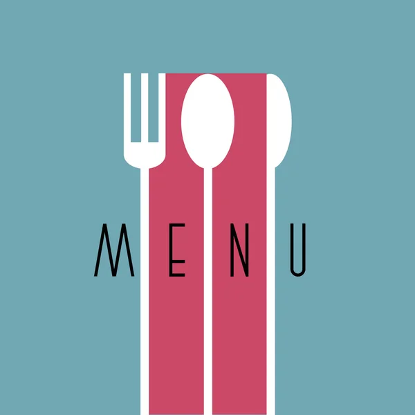 Menú elegante restaurante — Vector de stock