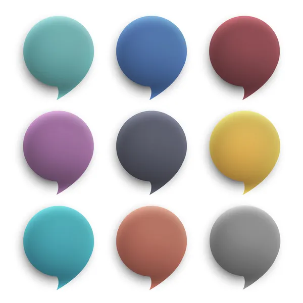Konuşma Baloncukları — Stok Vektör