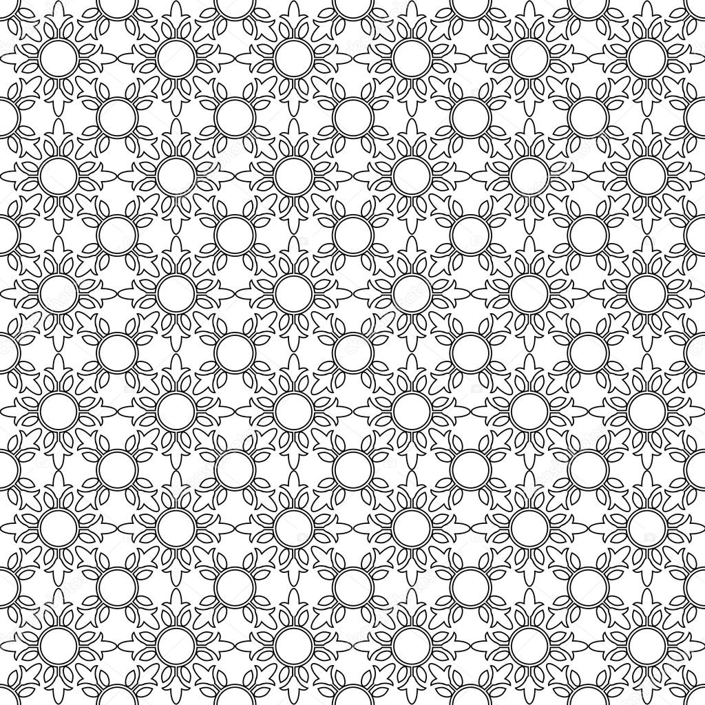 Floral seamless delicate pattern