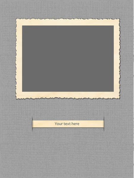 Retro foto bakgrund med plats för text. — Stock vektor