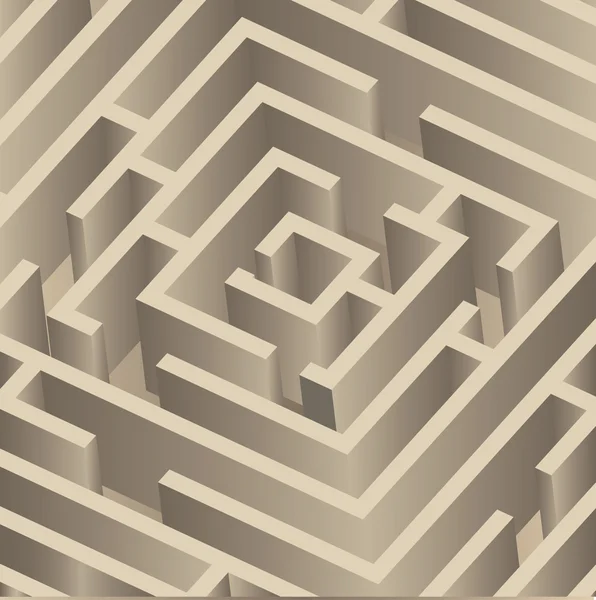 3D Maze — Stock vektor