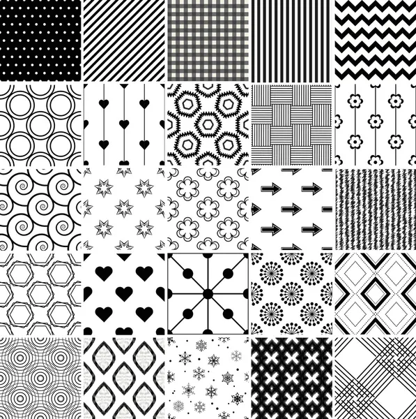 Set of patterns — Stock Vector