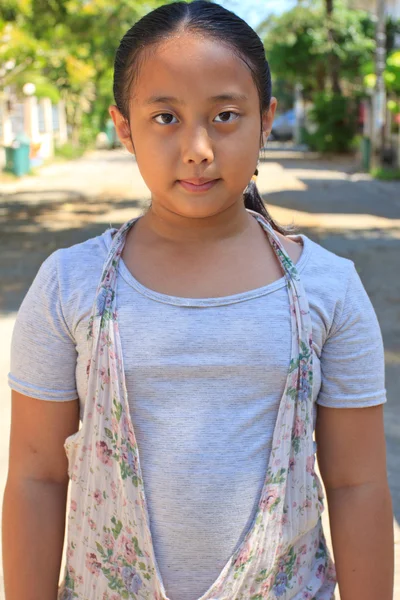 Thai girl outdoor — Stock Photo, Image