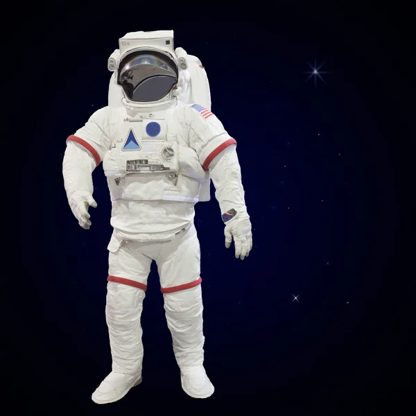 Arka plan atmosfer ile astronot — Stok fotoğraf