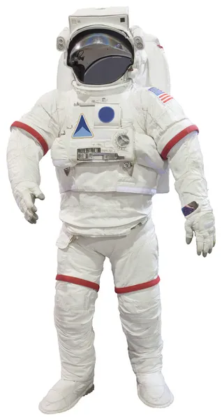 Astronauts isolated white — Stock Photo, Image