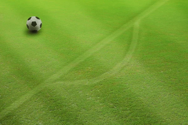 Soccer ball on penalty kick — Stock Photo, Image