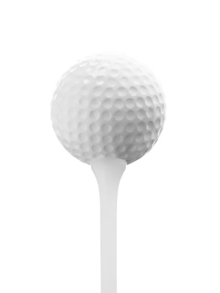 Игрок в гольф и зеленая трава с оборудованием — стоковое фото
