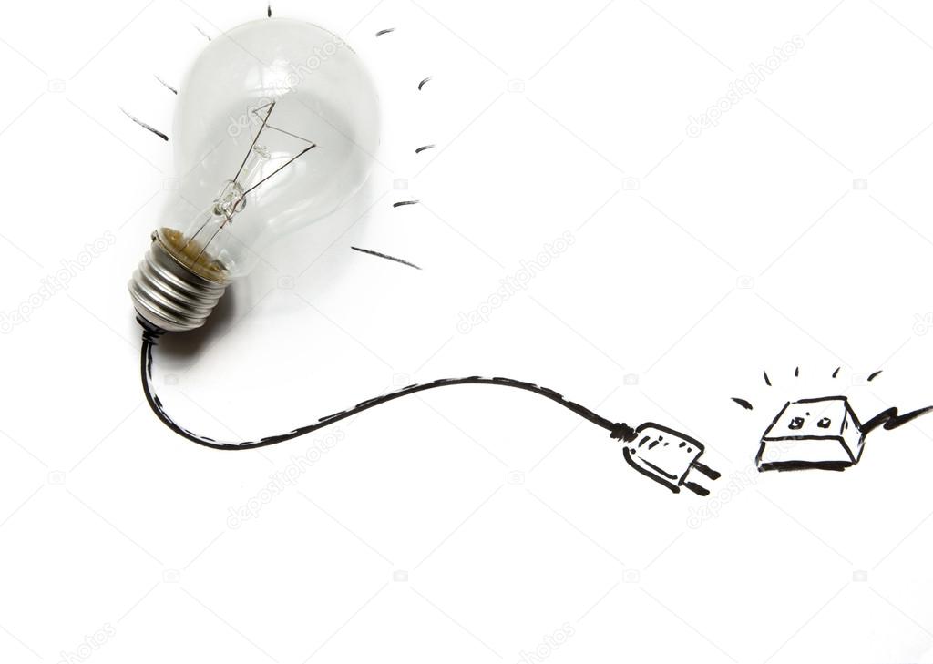 Light bulb unplug wire