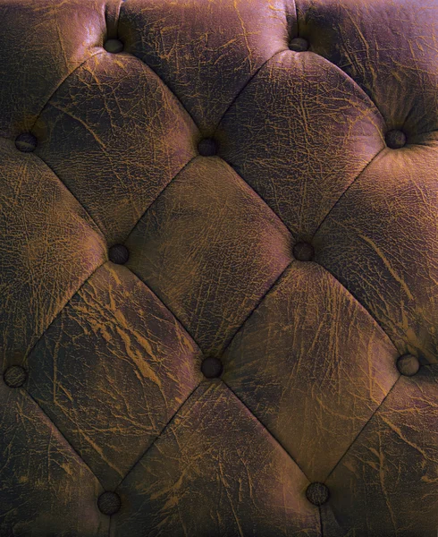 Luxury texture of leather furniture use as background — Stock Photo, Image