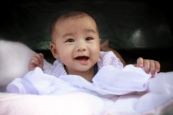 Face of asian baby — Stock Photo, Image
