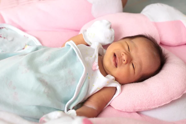 Face of asian baby — Stock Photo, Image