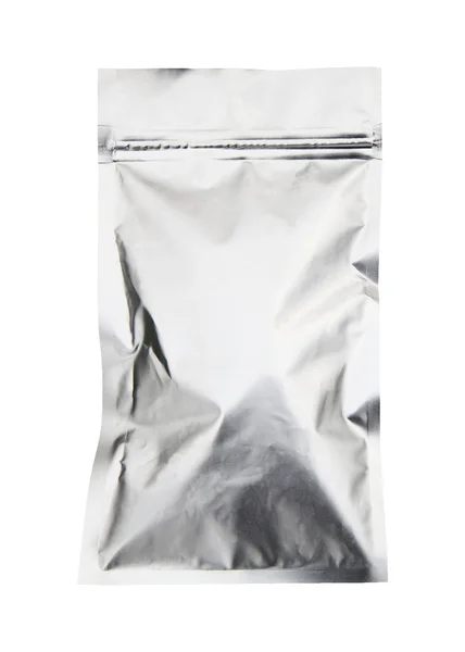Foil bag isolated white — Stock Image Foil bag isolated white Stock Photo