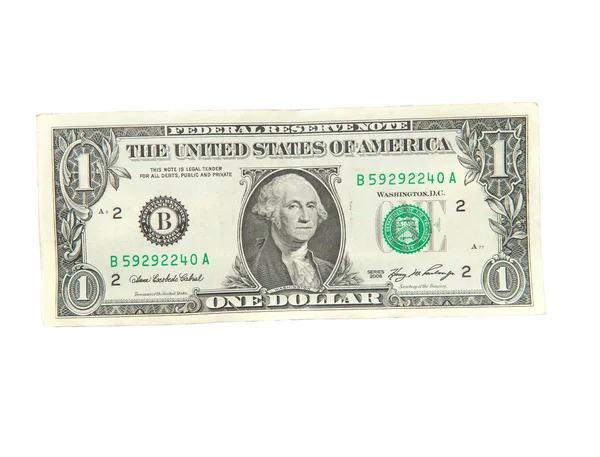 Billete de un dólar —  Fotos de Stock