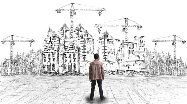 Genç arrtist onun projesi için arıyorsunuz