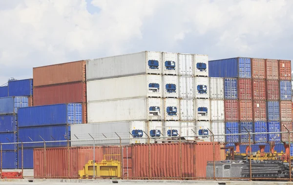 货物海运集装箱 — 图库照片