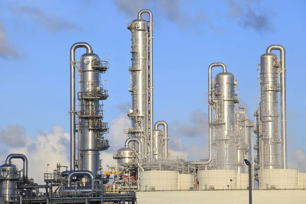 Planta de la fábrica de refinería — Stockfoto