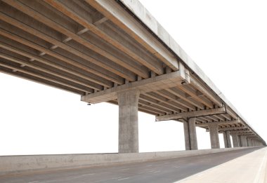 Çimento köprü Infra izole yapısı beyaz arka plan kullanım için çok amaçlı
