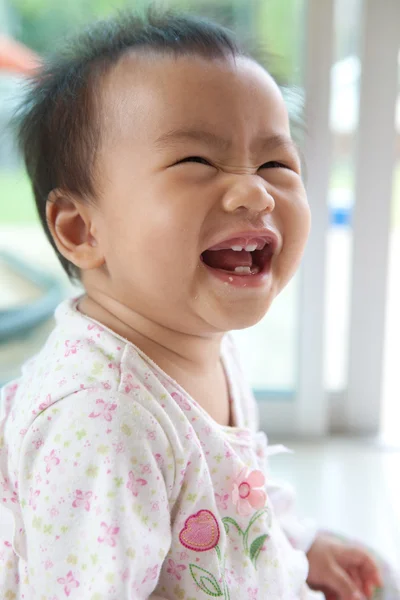 Ansikte asiatiska baby — Stockfoto