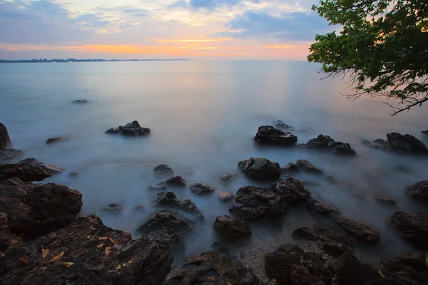 Pôr do sol ao entardecer — Fotografia de Stock