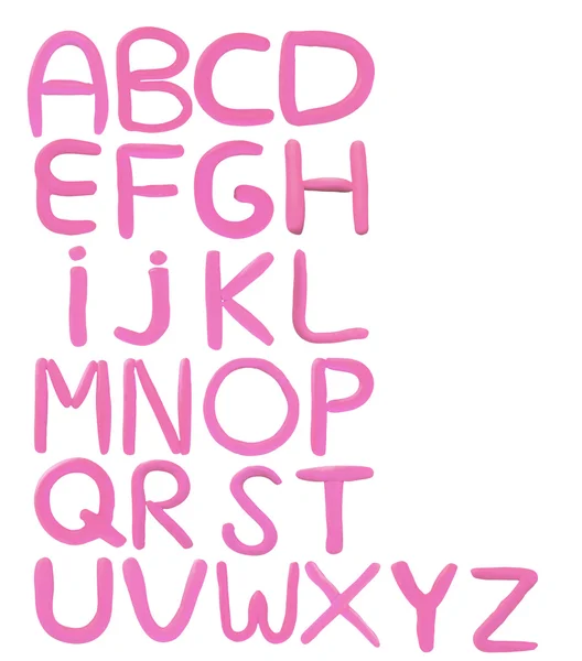 Letras coloridas do alfabeto de a a z — Fotografia de Stock