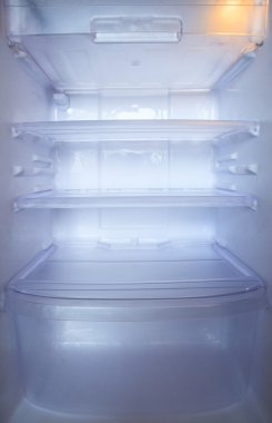 boş refrigaerator rafı