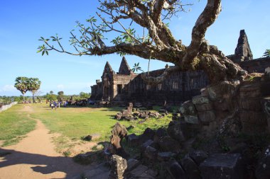 loas champasak-21 Kasım: prasat wat phu önemli ziyaretçi 