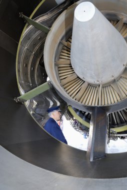 havayolu pilot kontrol jet motoru