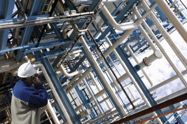 rafineri işçileri, petrol ve gaz endüstrisi