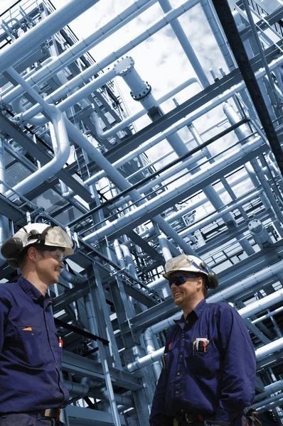 Ropy a zemního plynu pracovníků s průmyslem — Stock fotografie