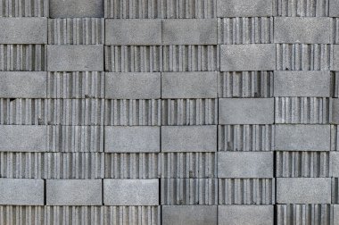 Çimento blok inşaat sahasında