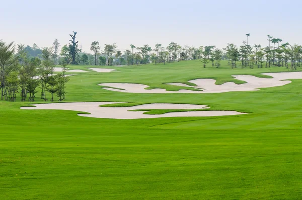 Landschap van golfbaan — Stockfoto