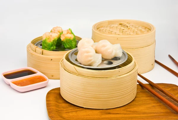 Rozmanité dim sum — Stock fotografie