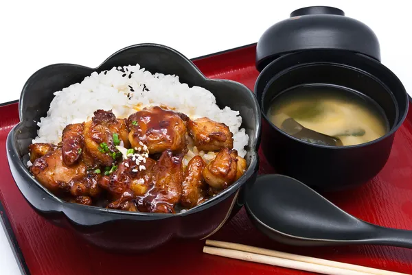 Bento, estilo comida japonesa — Foto de Stock