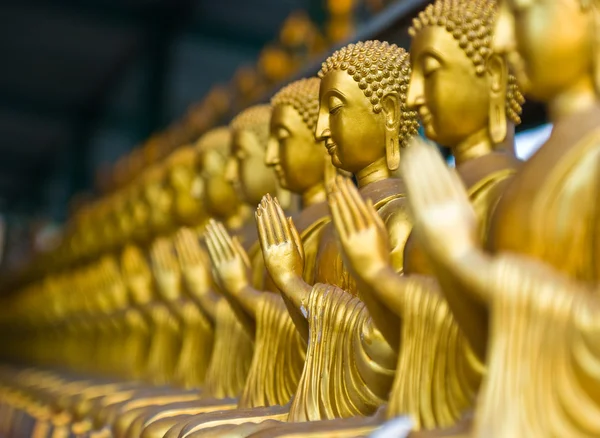 Blick auf Buddha-Statue Stockbild