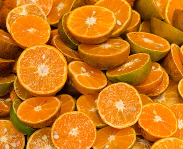 Fresh Orange fruit background — Stock Photo, Image