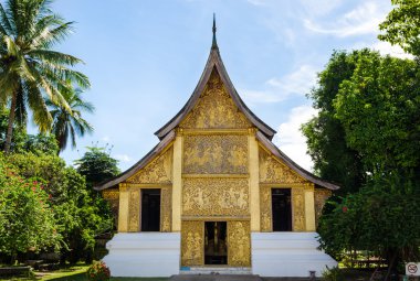 WAT xieng tanga Tapınağı, luang pra bang, laos
