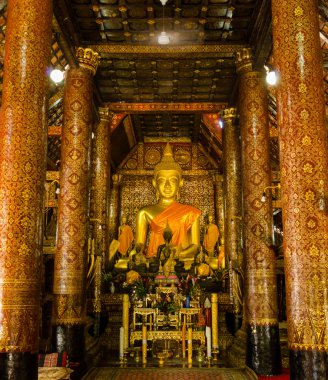 WAT xieng tanga Tapınağı, luang pra bang, laos