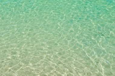 plaj ripple su güneşte yansıtan temizleyin