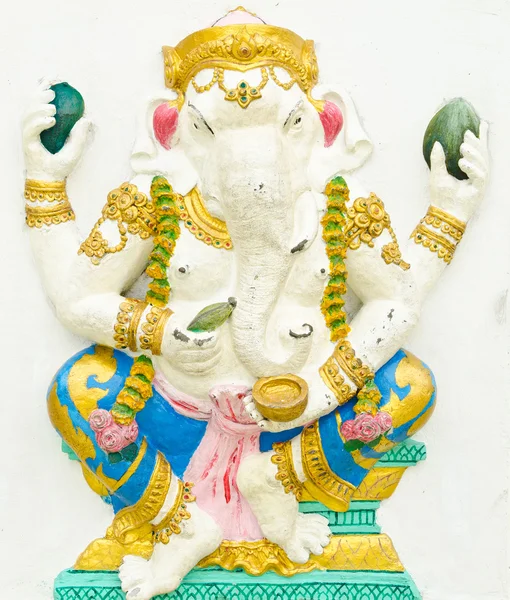 Gud framgång 3 av 32 kroppshållning. indiska eller hinduiska guden ganesha Ava — Stockfoto