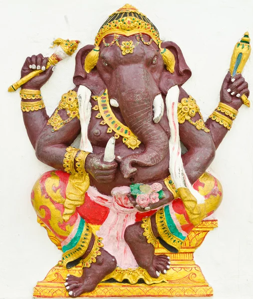 God of success 10 of 32 posture. Indian or Hindu God Ganesha ava — Stock Photo, Image