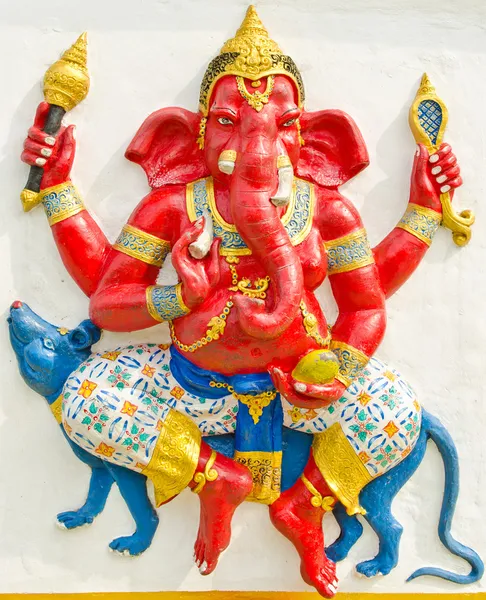 Erfolgsgott 13 von 32 Posen. indischer oder hinduistischer Gott ganesha ava — Stockfoto