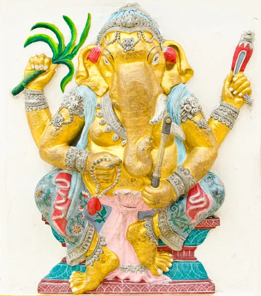 Dio del successo 15 su 32 postura. Dio indiano o indù Ganesha ava — Foto Stock