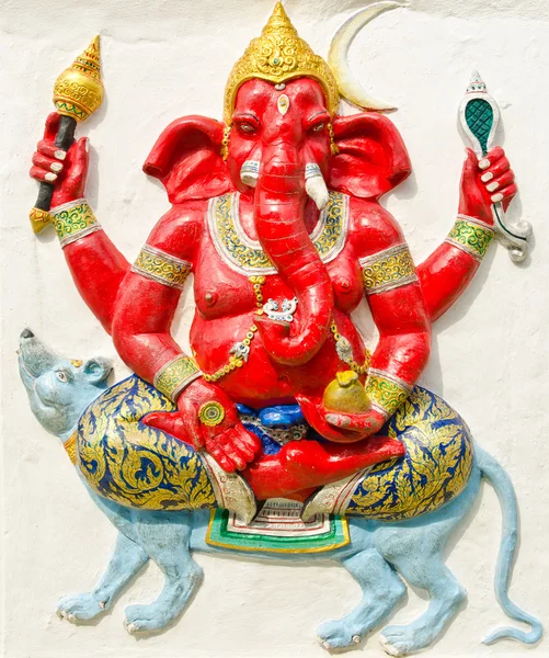 God of success 18 of 32 posture. Indian or Hindu God Ganesha ava — Stock Photo, Image