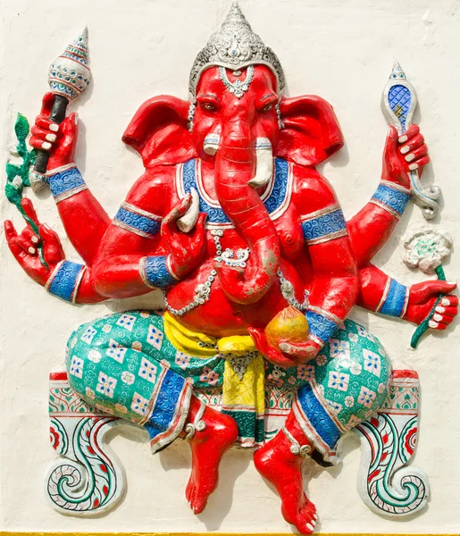 God of success 21 of 32 posture. Indian or Hindu God Ganesha ava — Stock Photo, Image