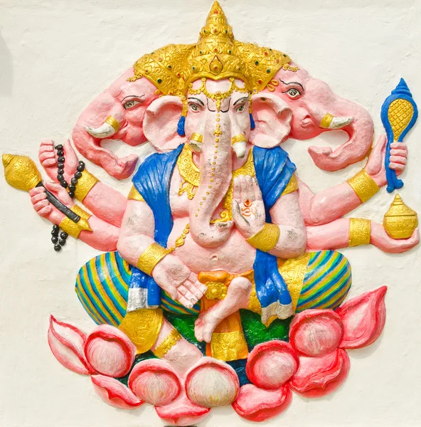 God of success 29 of 32 posture. Indian or Hindu God Ganesha ava — Stock Photo, Image