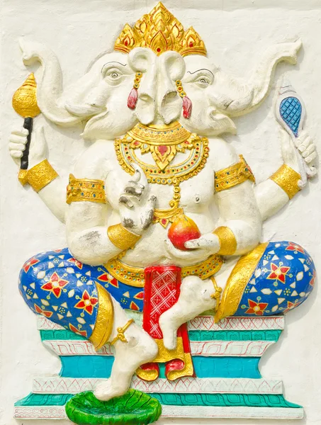 God of success 28 of 32 posture. Indian or Hindu God Ganesha ava Royalty Free Stock Images
